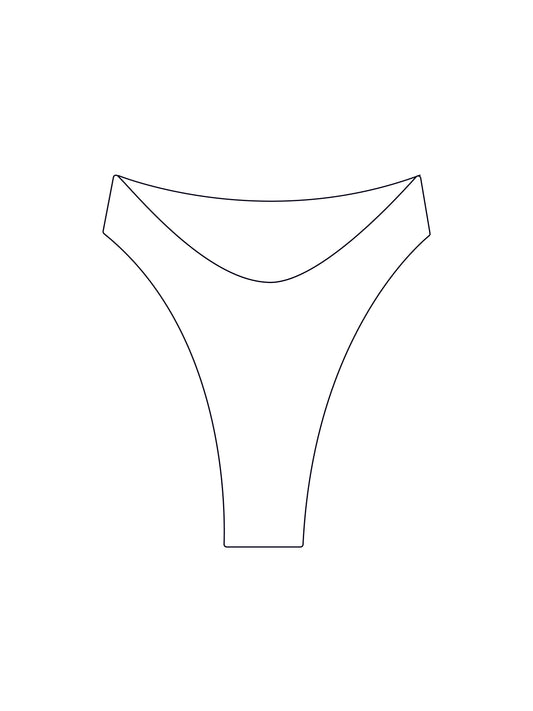 Custom v-front bikini bottoms