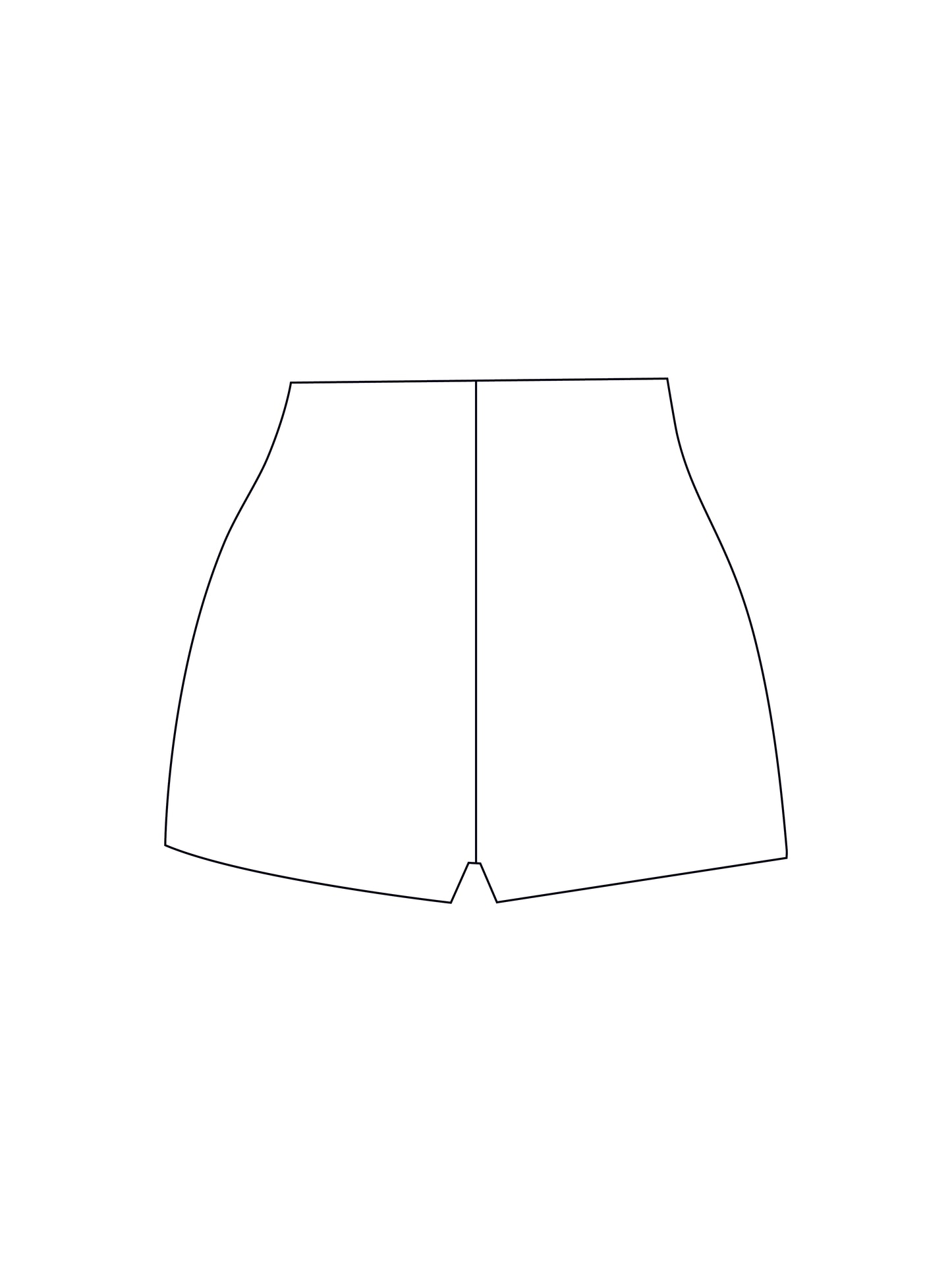 Custom half and half short shorts (inc mesh options)