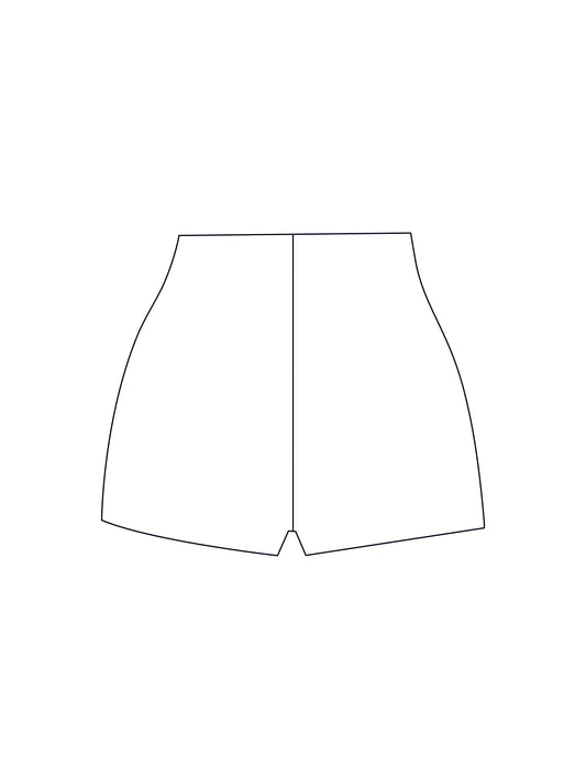 Custom half and half short shorts (inc mesh options)