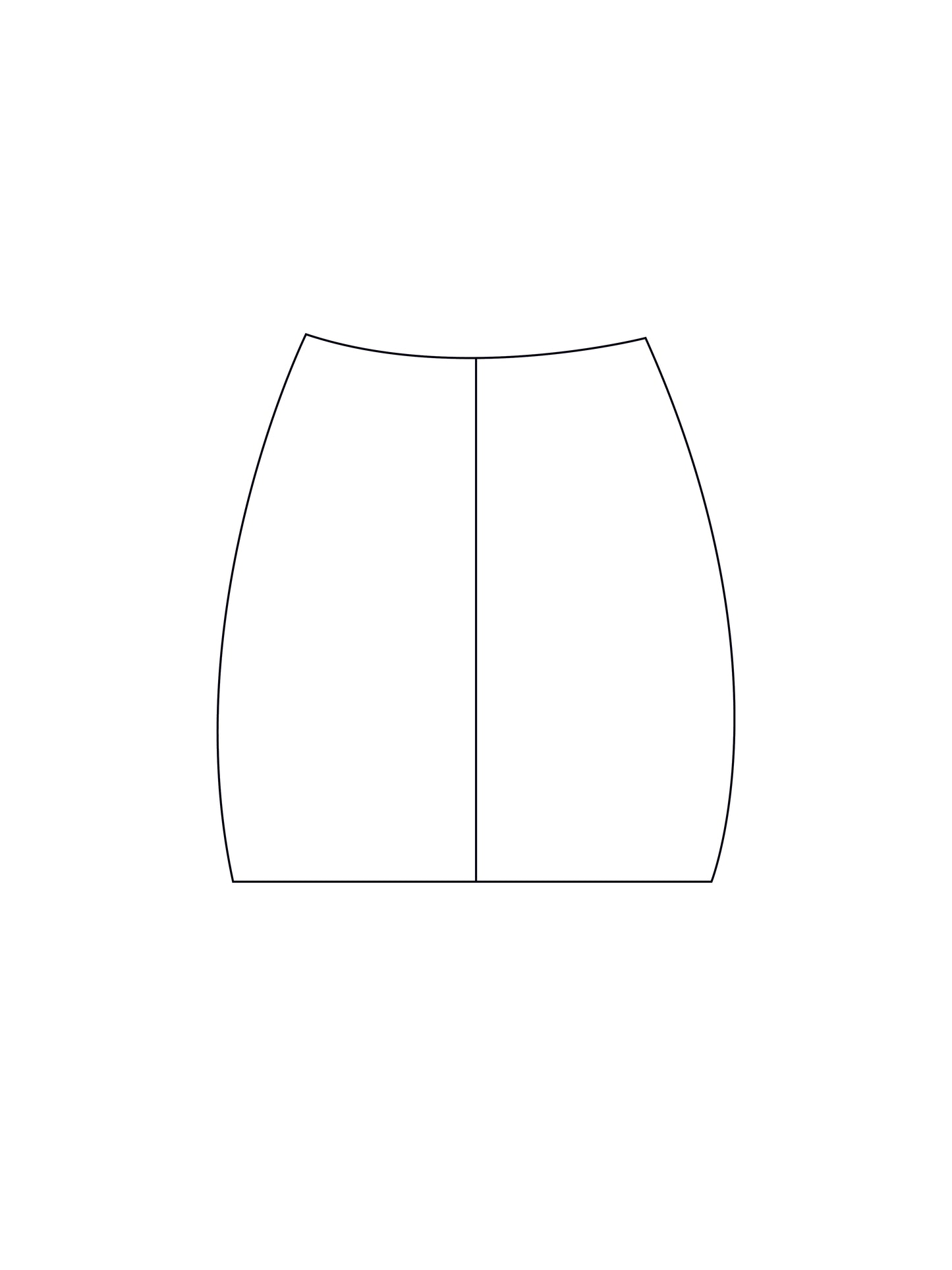 Custom half and half bodycon skirt (inc mesh options)
