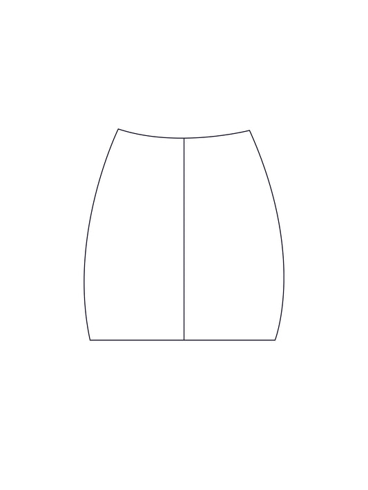 Custom half and half bodycon skirt (inc mesh options)