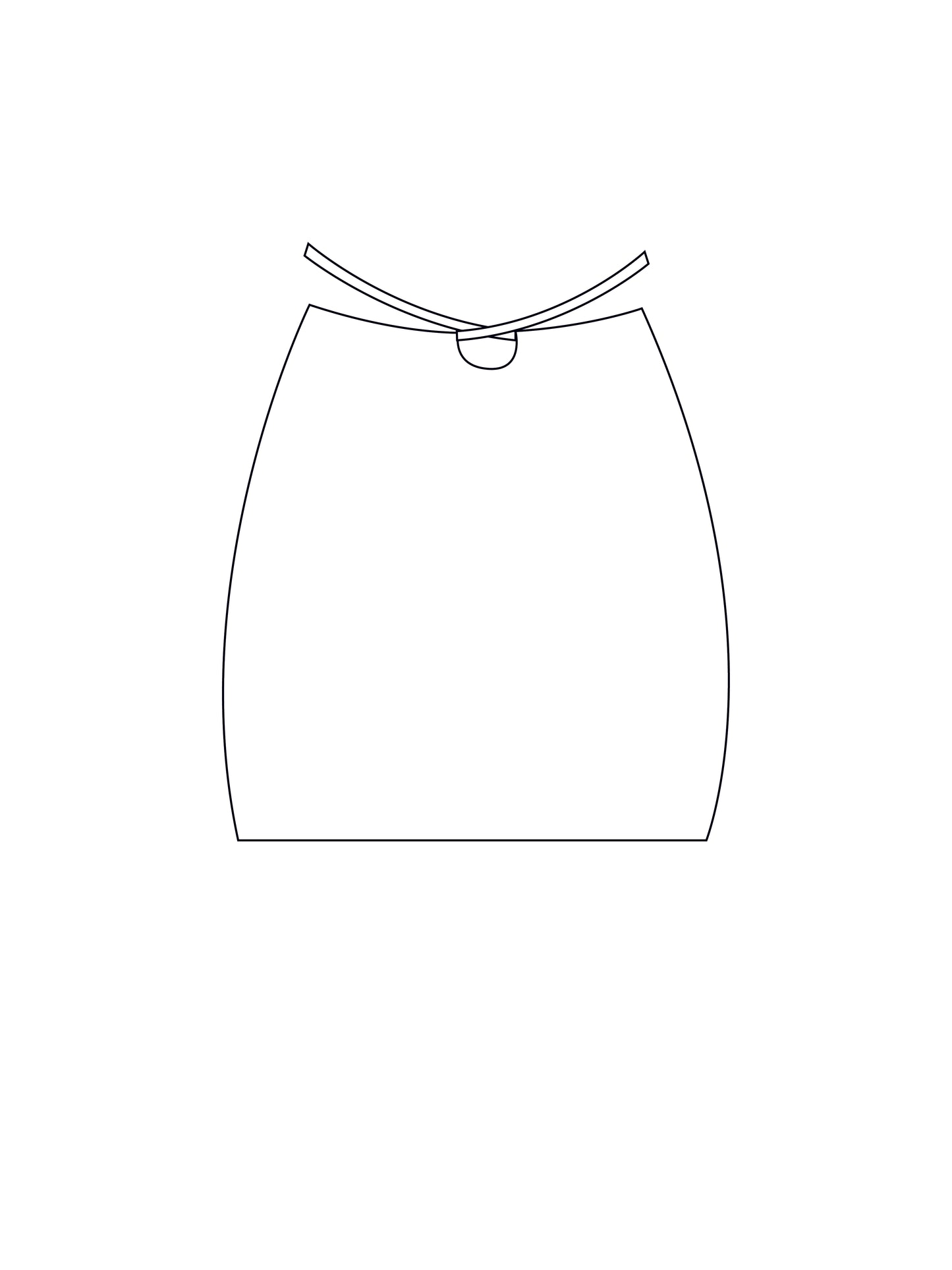 Custom tie top skirt (inc mesh options)