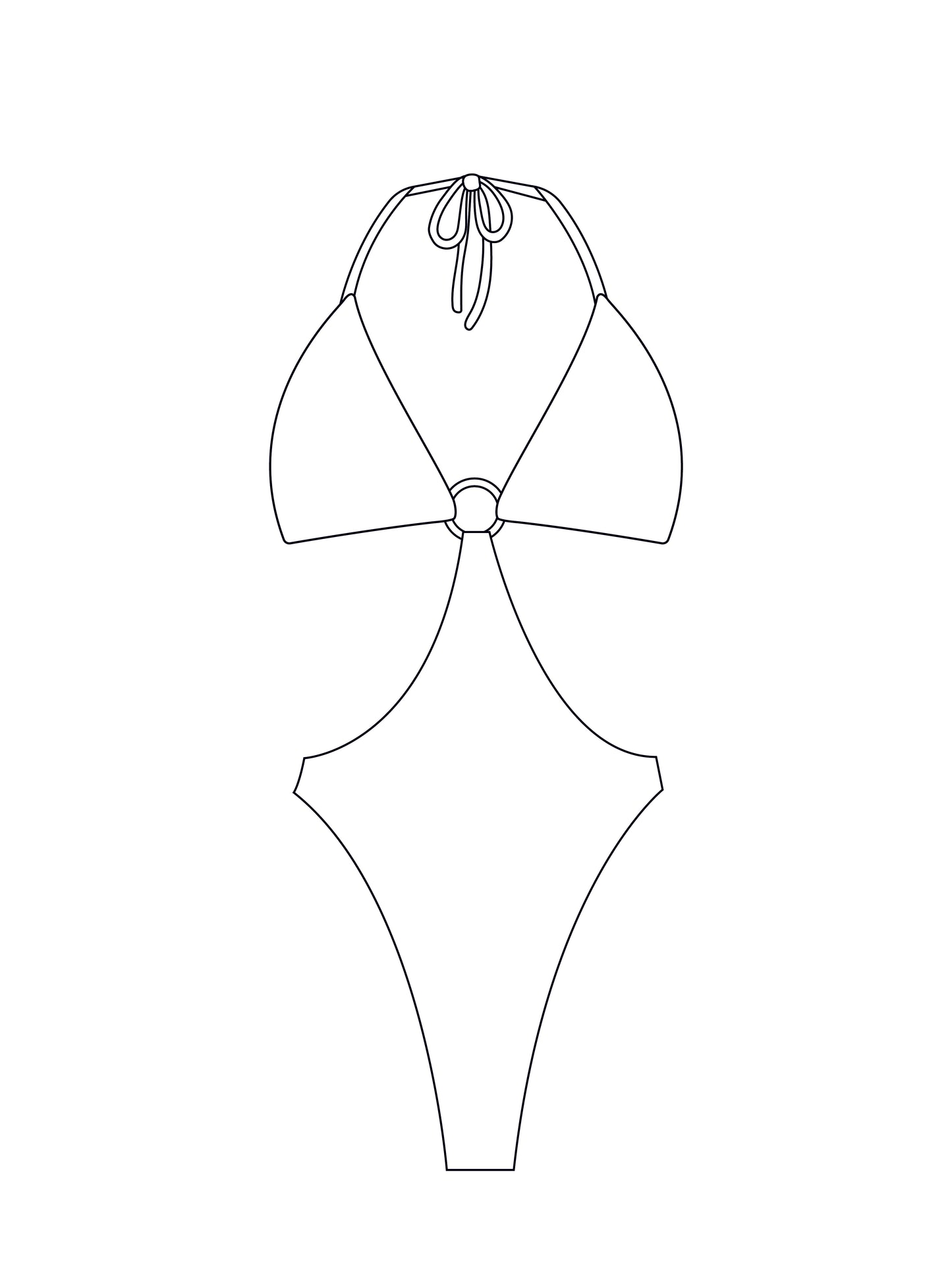 Custom o-ring bodysuit/swimsuit