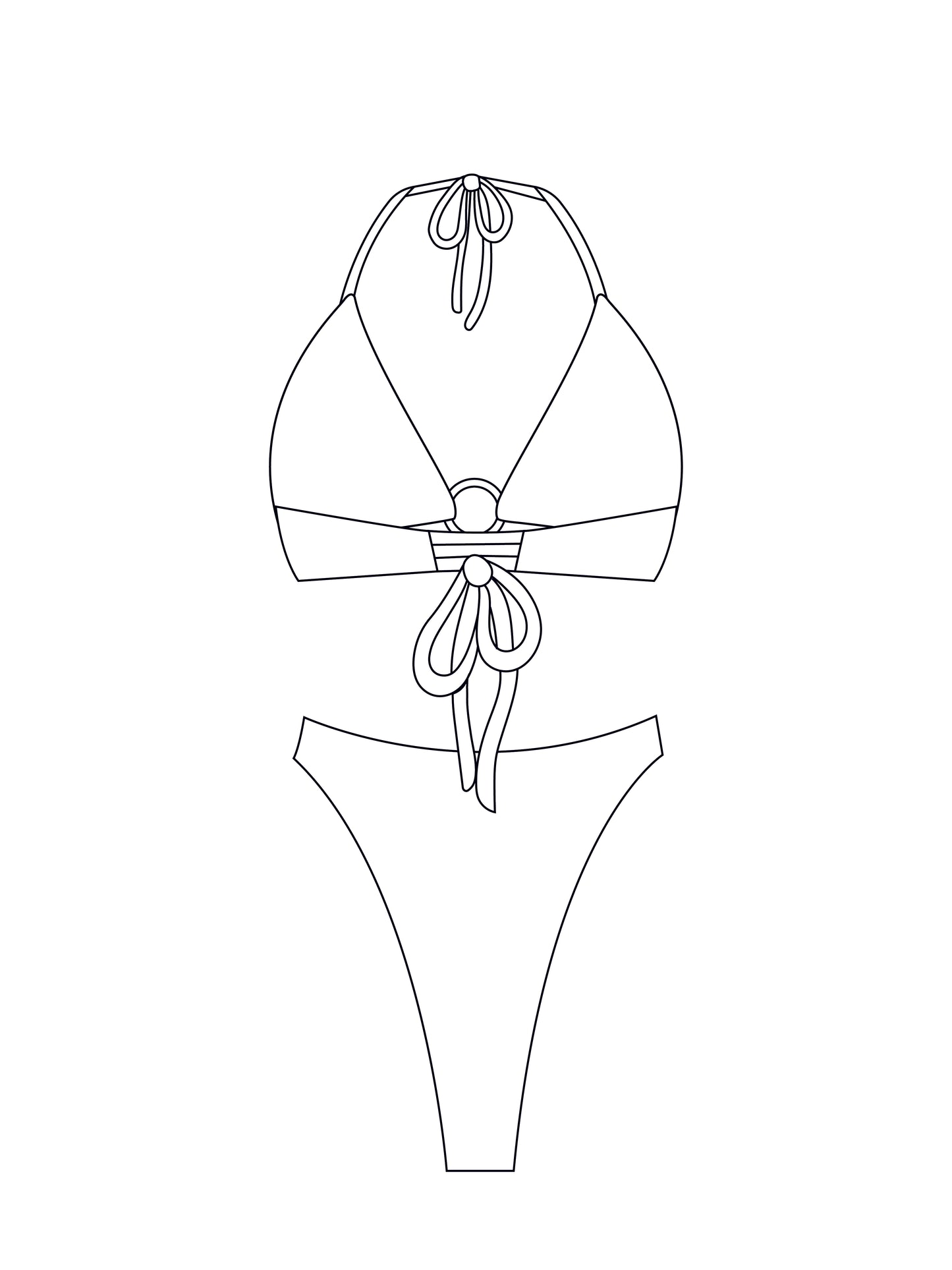 Custom o-ring bodysuit/swimsuit